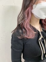 アジールヘア 東上野店(agir hair)&nbsp;イヤリングカラー/ピンク/イルミナカラー【上野/東上野】
