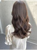ふんわりレイヤー　韓国風ヘアスタイル
