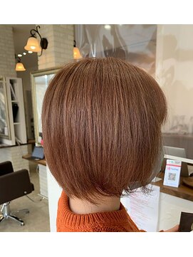 リッシュ 市原店(Lish) ブリーチ1回で暖色ベージュ