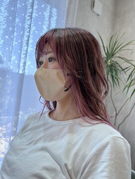 クレーブ(Creve) フレーミング+ハイライト×ペールピンク