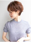 髪質改善/ボブウルフ/ココアベージュ/黒髪/グレージュカラー