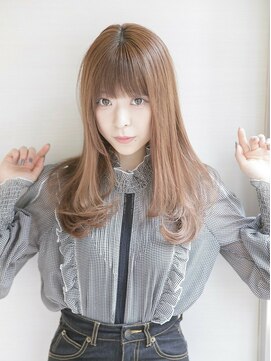 アフロディーテ ギンザ 秋葉原店(APHRODITE GINZA) グレージュカラー/シルキーベージュ/斜めバング/秋葉原