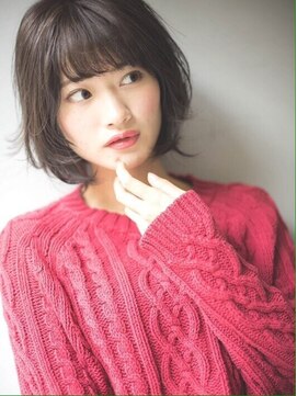 グルグル 下総中山店(GULGUL) 【ショコラアッシュ】　大人フェミニン小顔ボブ