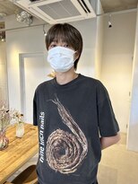 コンティニュー オモテサンドウ(CONTINUE OMOTESANDO)&nbsp;大人気！サラッと決まるシースルーバングメンズカットヘア