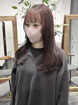 アルコイリスバイドールヘアー(ARCOIRIS by Dollhair)&nbsp;ニュアンスカラーラベンダーピン顔周りクレイヤー