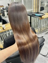 ウェーリング(Welring) プレミアム美髪矯正ストレート　ハイライト履歴あり