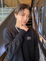 キングオブヘア バイ ノイズ 梅田茶屋町店(KING of hair by NOISM) センターパートマッシュウルフカットメンズ髪型スペインカール