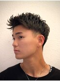 爽やかアップバング/大宮/メンズ/ツーブロック