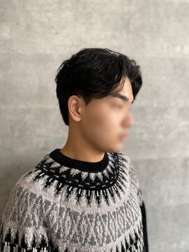 ソイクフ 四条大宮店(SOY-KUFU) ニュアンスパーマ20代30代40代韓国マッシュブルーブラック