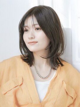 ビュートリアム265(BEAUTRIUM 265) ◆ワンカールレイヤーカット薄めバングうる艶モテ髪小顔セミディ