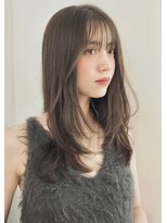 ローネス ギンザ(LONESS ginza)&nbsp;レイヤーカット×色素薄めカラーでふわっと柔らかい質感ヘア