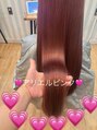 アグ ヘアー グランツ 豊橋店(Agu hair glanz) まるでプリンセス?!なシルキーピンク