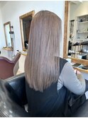 ロングレイヤー×白髪ぼかし