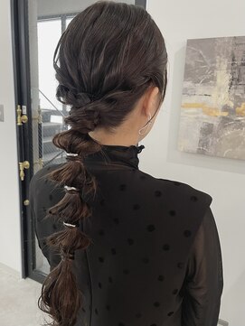 ウル 岡山駅店(ULu.) ヘアセット　編みおろし