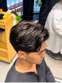 ラフカール　　ニュアンスパーマ　センターパート