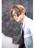 ハンサムショート×セクションカラー
