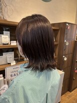 ココカラヘアー ニコ(cococara hair nico)&nbsp;ボブ/テラコッタカラー/くびれボブ
