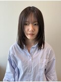 シャギーカット/顔周りレイヤー/グレージュ/トレンドカラー