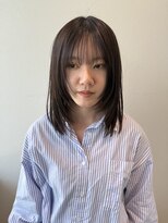 サラ ビューティー サイト 古賀店(SARA Beauty Sight)&nbsp;シャギーカット/顔周りレイヤー/グレージュ/トレンドカラー