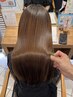 [縮毛矯正］カット＋高濃度水素ストレート＋Aujuaトリートメント（２step）
