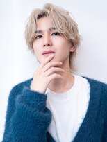 ハバナ 渋谷(HAVANA)&nbsp;センターパート／ブロンドカラー／ハイトーンカラー