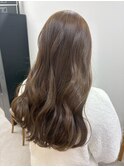 ハイライトバレイヤージュダブルカラーケアブリーチ20代30代