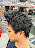【スパイキーパーマ】