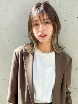 ニューヨークニューヨーク 近鉄草津店(NYNY)の写真/白髪ぼかしハイライトで、もう白髪で悩まない！デザインで楽しむ私へ