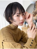 大人可愛い20代30代40代50代小顔ショートボブナチュラルショート