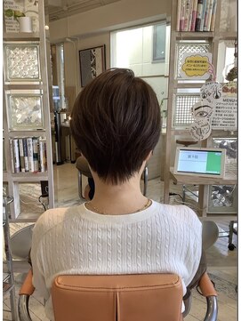 アシャ ヘアー ソリューション 神戸店(asha hair solution) イメチェン/ピンクベージュ/アンブレラカラー/前髪/摂津本山