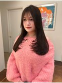 レイヤーカット/ロングスタイル/ローレイヤースタイル