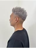 メンズホワイトシルバー