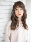 ゆるふわウゥーブ 大人可愛い 透明感カラー