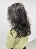 【 LIV OSAKA 】ブルーアッシュ_ラフウェーブ