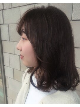 ヘアーメロウ hairmellow シースルーロブ