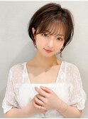 【オープン記念】錦糸町　耳かけアッシュブラウン　大人かわいい