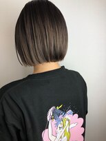 ヘア プロデュース キュオン(hair produce CUEON.) ぱつんとミニボブ