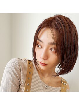 ラナ 渋谷(Lana) 【Chill】大人かわいいAラインピンクベージュクールショートボブ