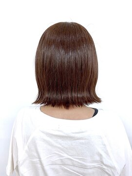 クオリス 赤塚店(QUALIS) 【QUALIS】切りっぱなしワンレンボブ/外ハネ/ココアブラウン