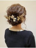 《Nanpu》アップスタイル×ドライフラワーアレンジ♪◎30代