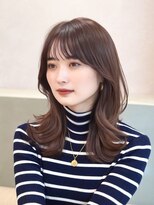 アンアミ シブヤ(Un ami shibuya) 【Unami】池田　大人ミディアム『上品な顔まわり×くびれヘア』