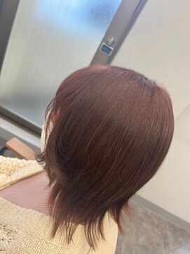 ナンバー アリア 三軒茶屋(N° aria) 《三軒茶屋 N°aria》ダメージレスレイヤーカットワインレッド