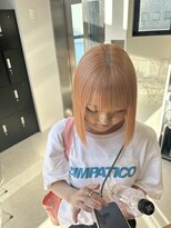 ベレーザ 渋谷(BELEZA)&nbsp;pail orange/渋谷/原宿/ケアブリーチ/ハイトーン