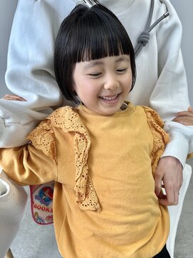 ヘアー アイス 御器所本店(HAIR ICI) 保育園～小学生・中学生も★ チャイルドカット、ぱつっとボブ