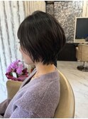 長めショートボブ