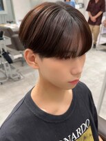 キートス(Kiitos)&nbsp;【メンズカラー】シースルーマッシュ×ナチュラルブラウン