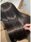 【stylist AIKA】カラーと中性ストレートでサラサラ透明感up♪