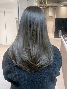 アルバム 銀座(ALBUM GINZA) フェミニンロングメルティカラー似合わせカット_ba539951