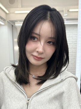 ログ オモテサンドウ(L.O.G OMOTESANDO) ブルーブラックミディアムレイヤー