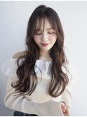 春スタイル/ロングゆるウェーブ